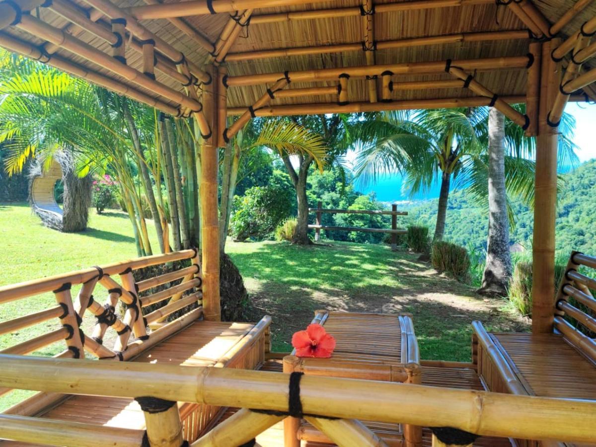 Gite 4 Etoiles, La Vieille Sucrerie St Claude Guadeloupe, Jacuzzi Spa Privatif, Vue Exceptionnelle Sur La Mer Des Caraibes Basse-Terre Exteriér fotografie