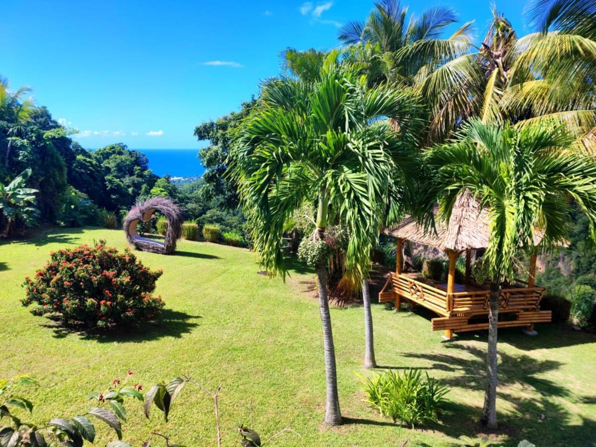Gite 4 Etoiles, La Vieille Sucrerie St Claude Guadeloupe, Jacuzzi Spa Privatif, Vue Exceptionnelle Sur La Mer Des Caraibes Basse-Terre Exteriér fotografie