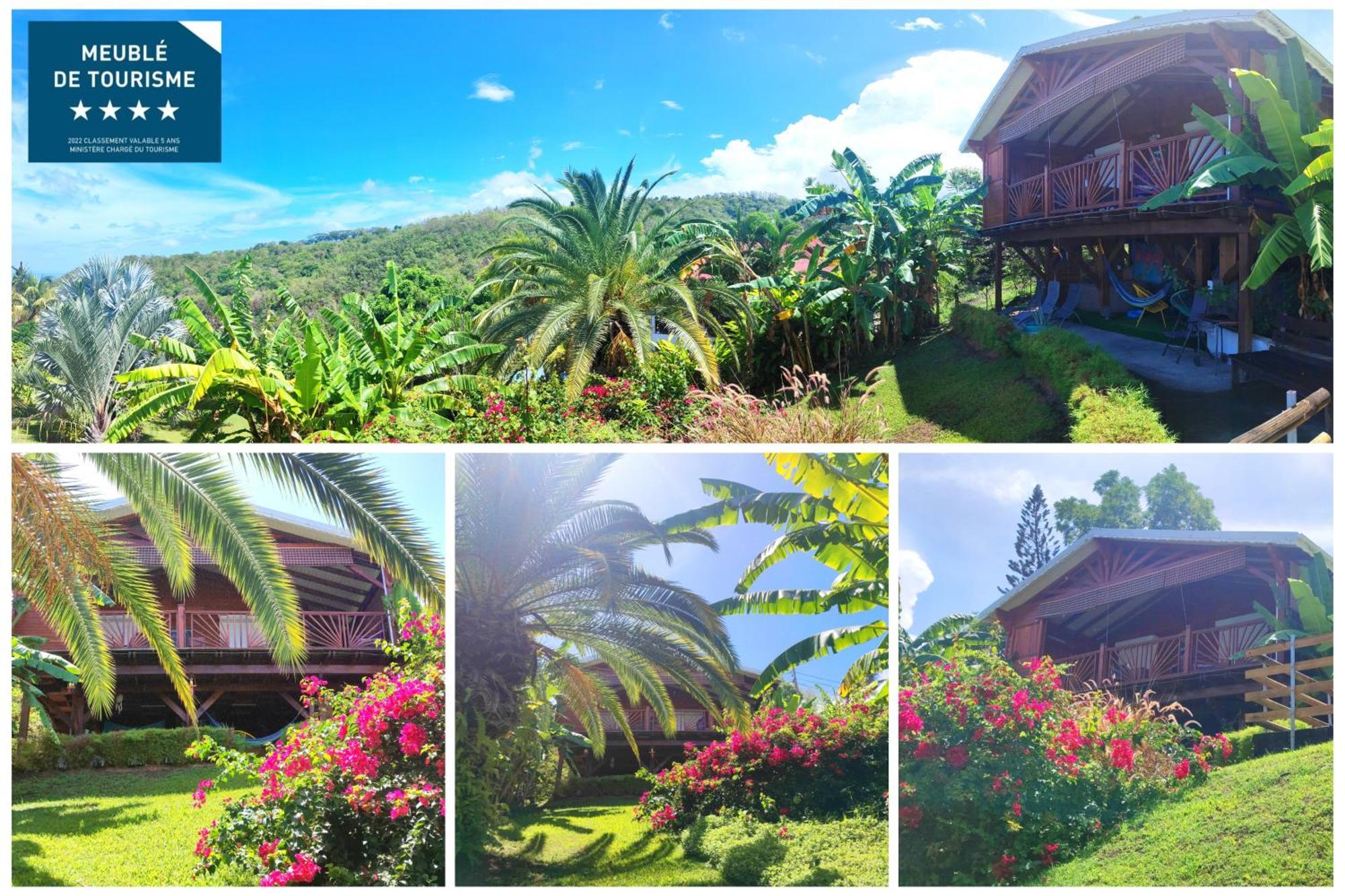 Gite 4 Etoiles, La Vieille Sucrerie St Claude Guadeloupe, Jacuzzi Spa Privatif, Vue Exceptionnelle Sur La Mer Des Caraibes Basse-Terre Exteriér fotografie